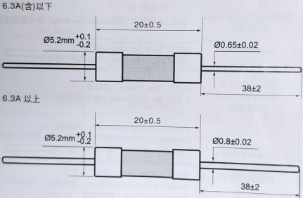 5*20mm陶瓷管保险丝